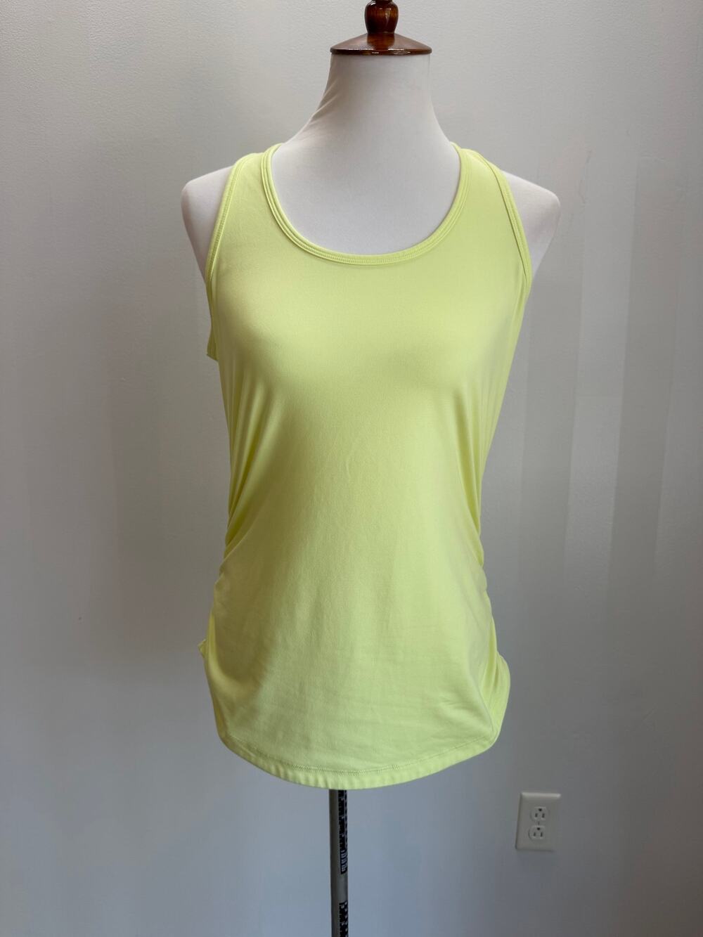 CALIA by Carrie Underwood Yellow Racerback Athletic Tank Top Sz M